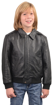 K1930 Kids Bomber Jacket with Knit Cuffs